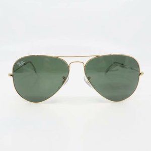 Ray-Ban 3025 Green Aviator Sunglasses 58mm